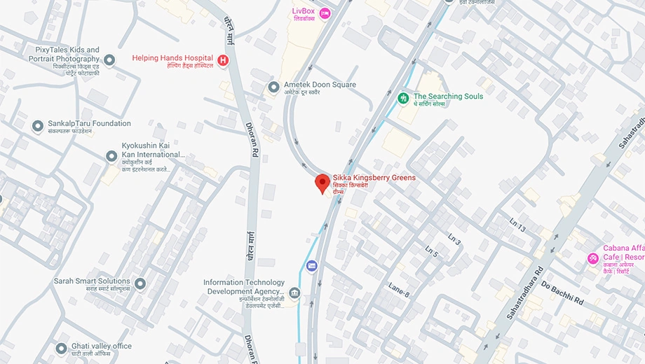 Location of Sikka Kingsberry Greens in Sahastradhara Road, Dehradun - Image 417039