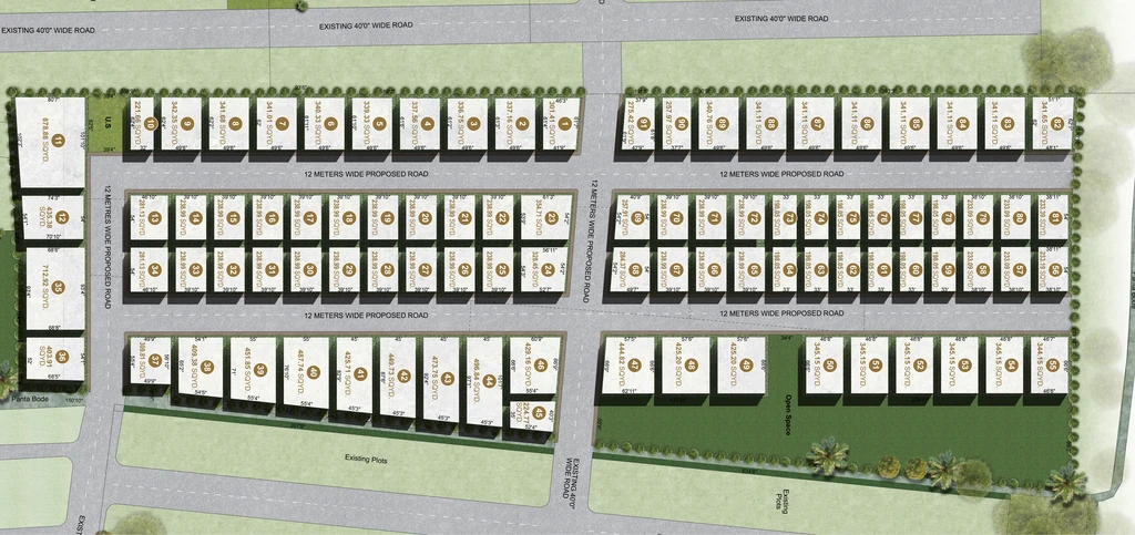 Master Plan of Avenue Serene Grande in null, Vijayawada - Image 417098