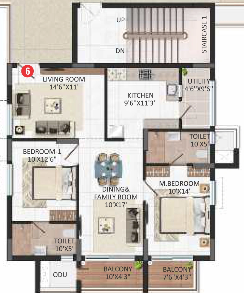 2 BHK Flat in MBMR Viha in null, Vijayawada - Image 924167