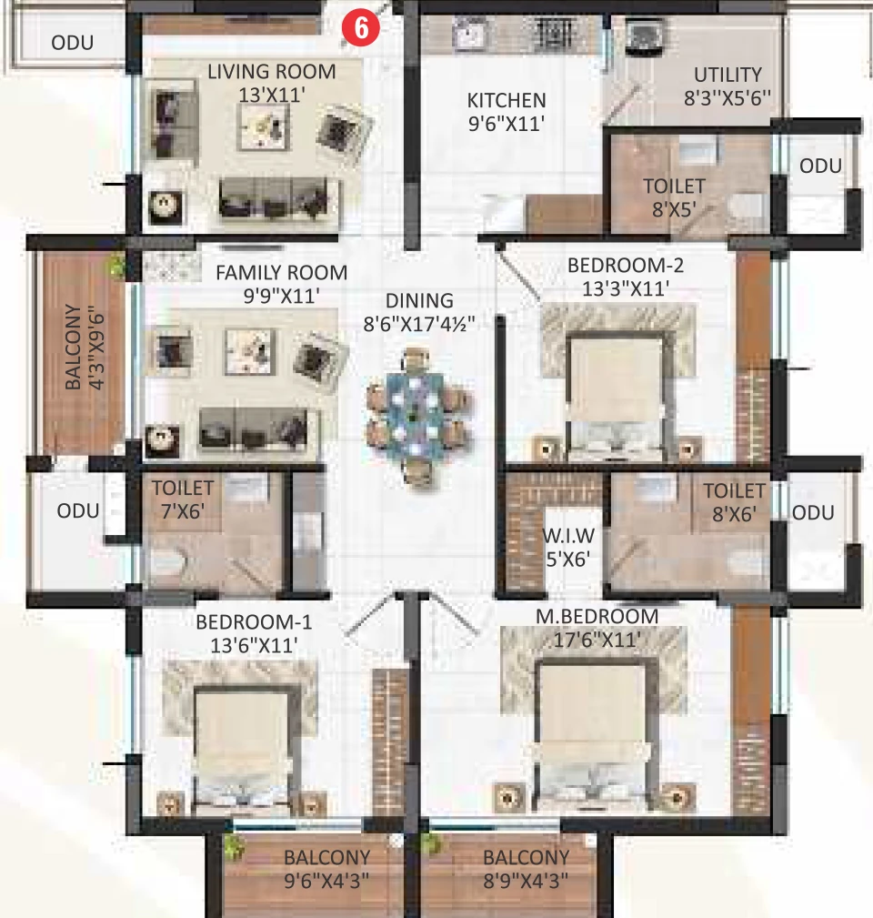 3 BHK Flat in MBMR Viha in null, Vijayawada - Image 924169