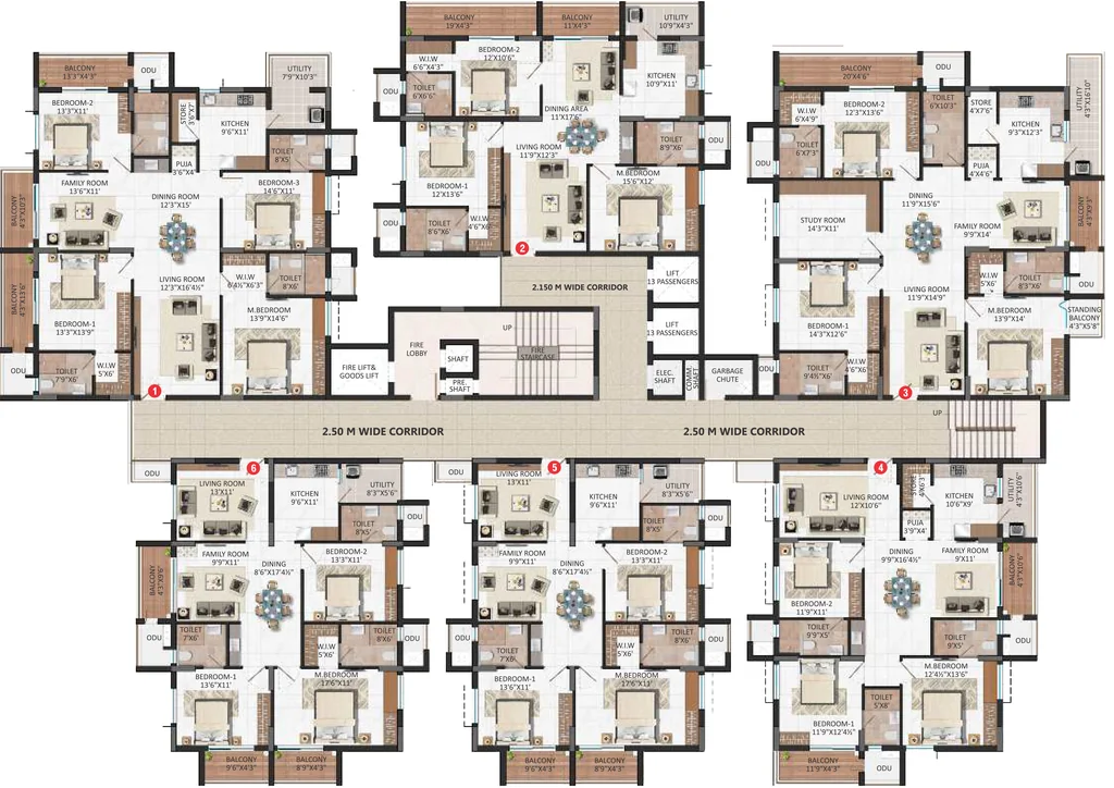 Floor Plan of MBMR Viha in null, Vijayawada - Image 417176