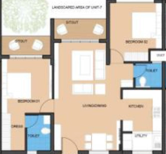 2 BHK Flat in G9 Pavamana in null, Mysore - Image 924173