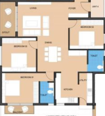3 BHK Flat in G9 Pavamana in null, Mysore - Image 924175
