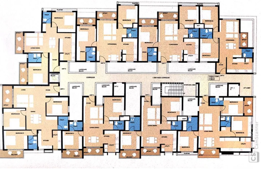 Floor Plan of G9 Pavamana in null, Mysore - Image 417187
