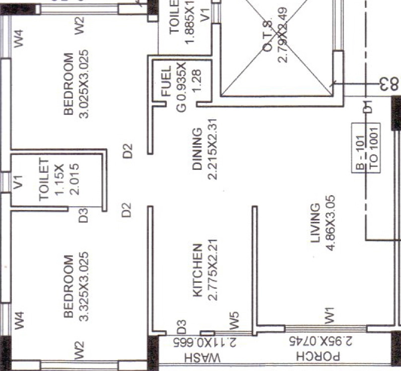 2 BHK Flat in Darshan Srushti in null, Rajkot - Image 924176