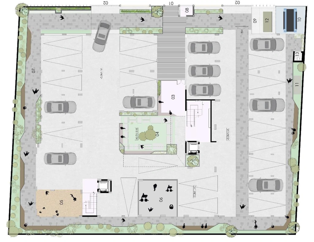 Master Plan of Oxygen Courtyard in null, Mysore - Image 417214