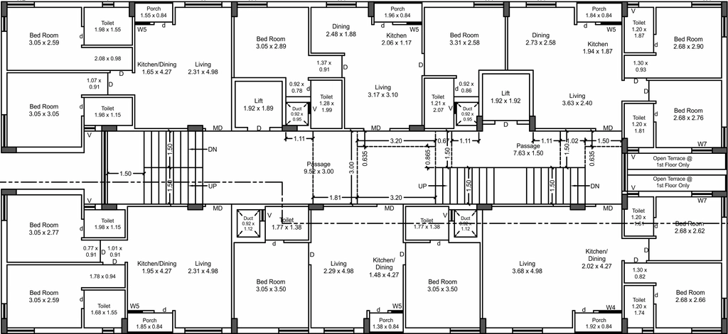 Floor Plan of Ganesh Samay 2 in null, Rajkot - Image 417251