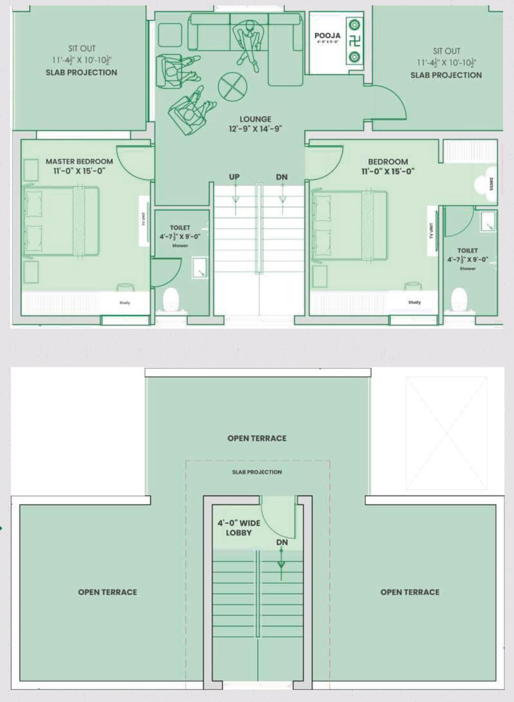 2 BHK House/Villa in SRK Sree City Kubera in null, Vijayawada - Image 924203
