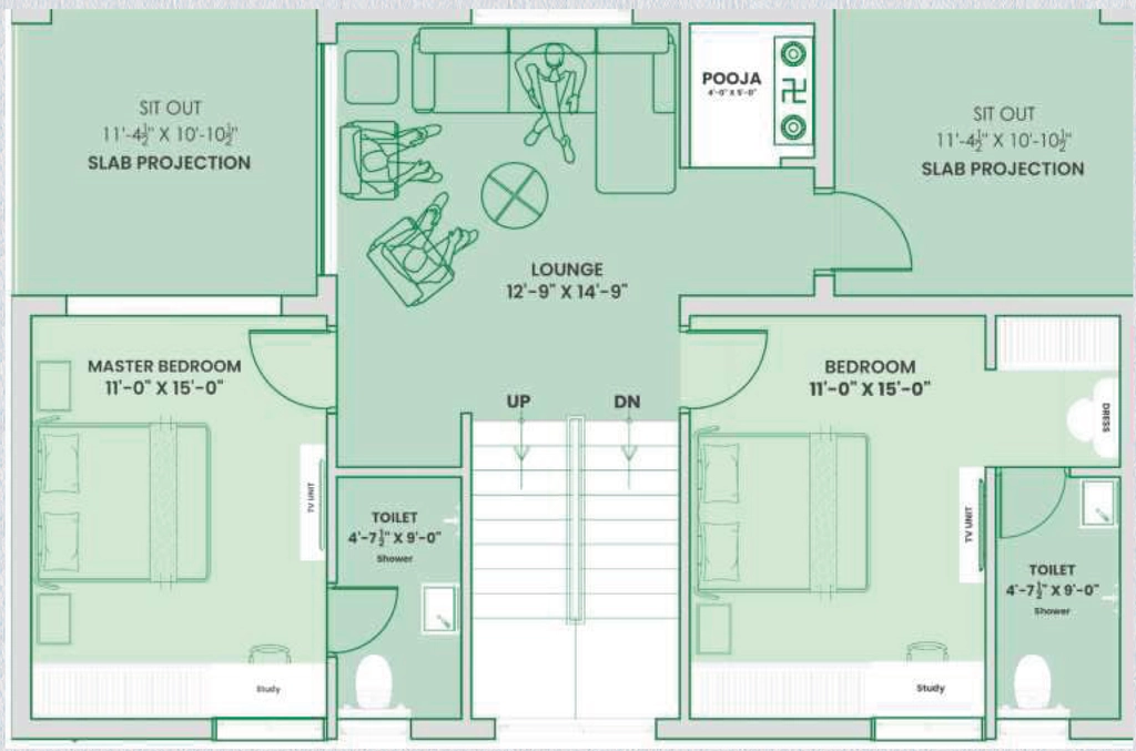 2 BHK House/Villa in SRK Sree City Kubera in null, Vijayawada - Image 924202