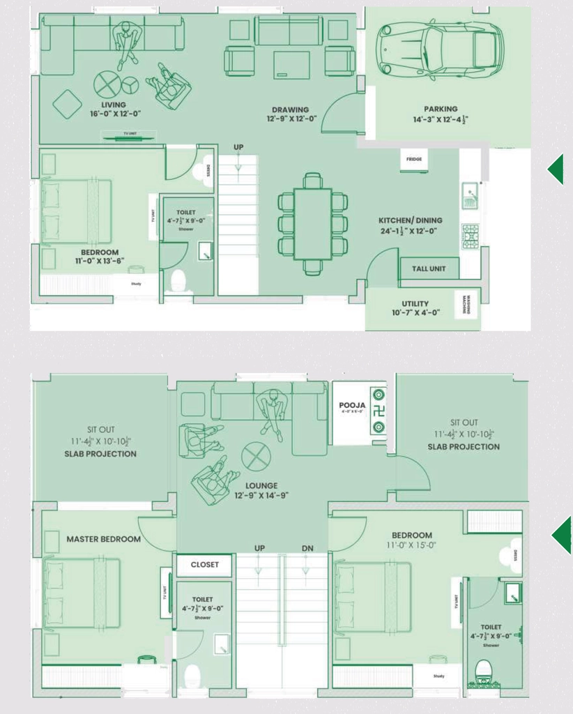 3 BHK House/Villa in SRK Sree City Kubera in null, Vijayawada - Image 924204