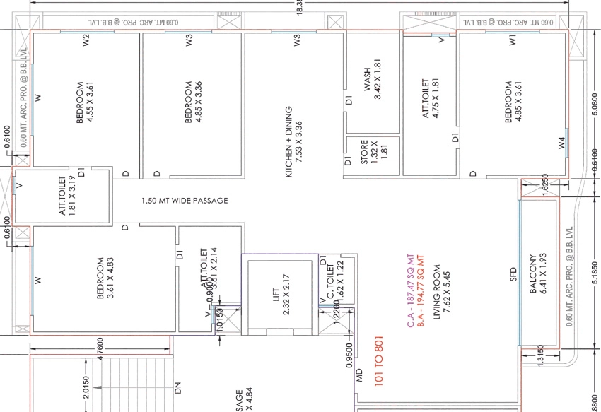 2 BHK Flat in Shree Hari Krishnam in Katargam, Surat - Image 924205