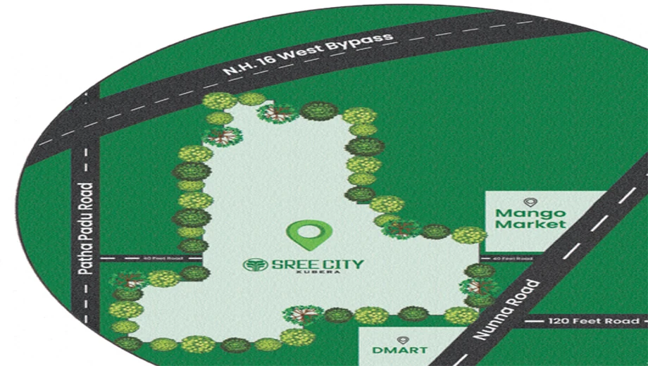 Location of Land SRK Sree City Kubera in null, Vijayawada - Image 417271