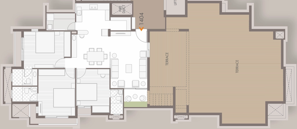 3 BHK Flat in Nayan Gol Twins Apartment in Mavdi, Rajkot - Image 924276