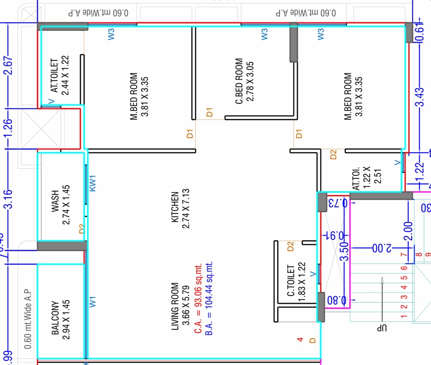 3 BHK Flat in Yashvi Ratan Luxuria in Mota Varachha, Surat - Image 924219