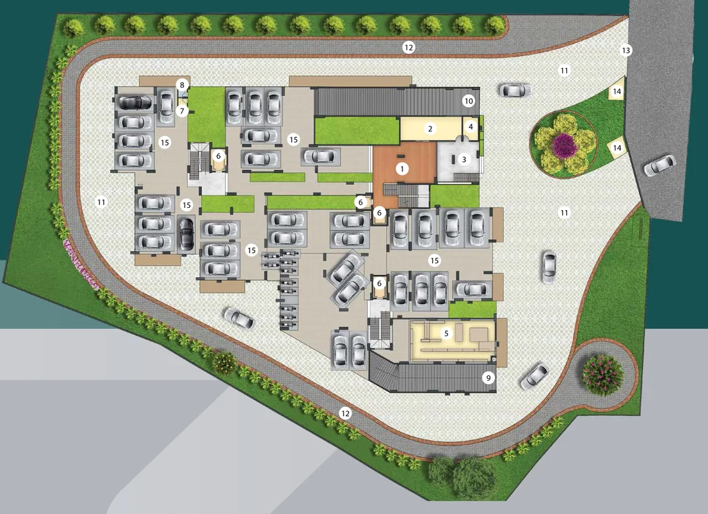 Master Plan of Ridhi Sidhi Residency in Beltola, Guwahati - Image 417810