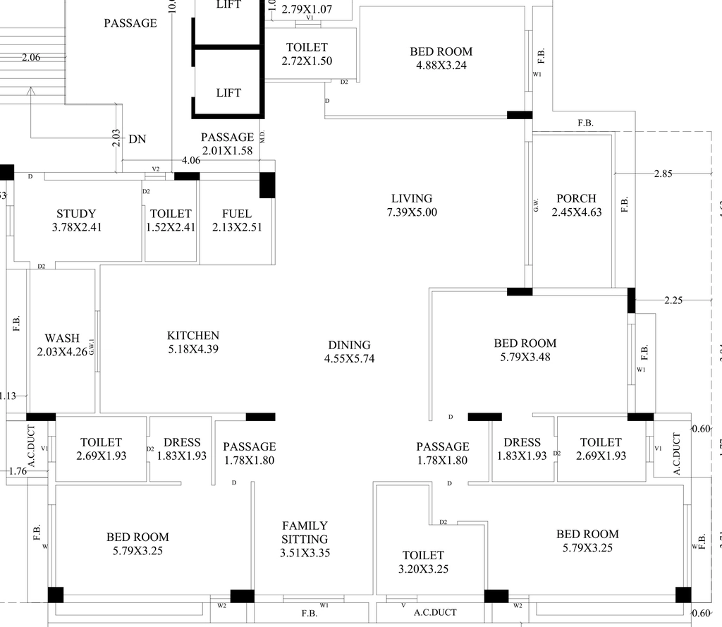 4 BHK Flat in Ladani Greenfield Gardens in Mota Mava, Rajkot - Image 924225