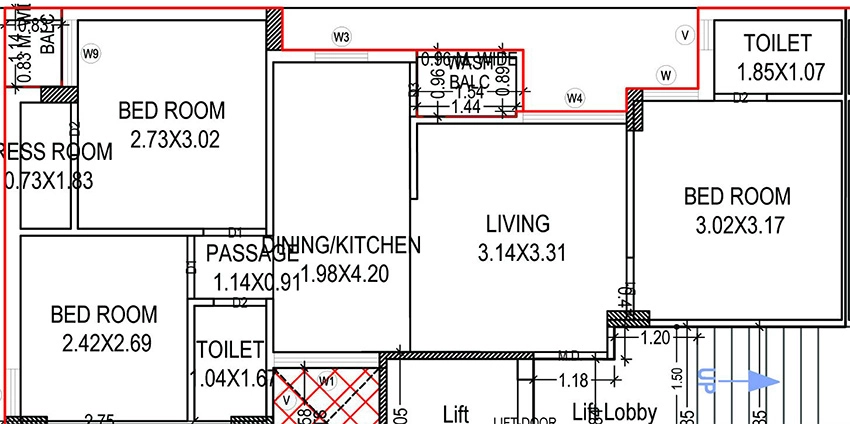 3 BHK Flat in Savaliya Hiva Apartment in null, Rajkot - Image 924232