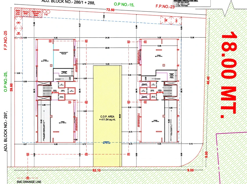 Master Plan of RNG Skyworld in Adajan, Surat - Image 417365