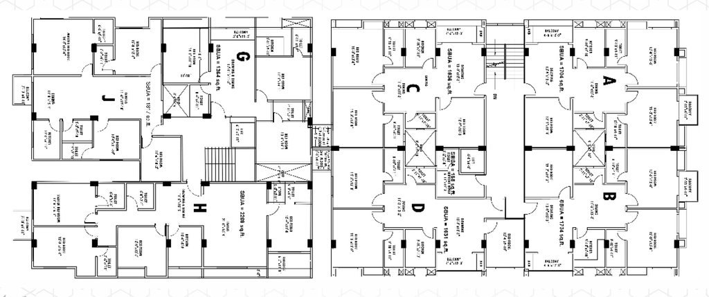 Floor Plan of Ramindri Residency in Tarun Nagar, Guwahati - Image 417772