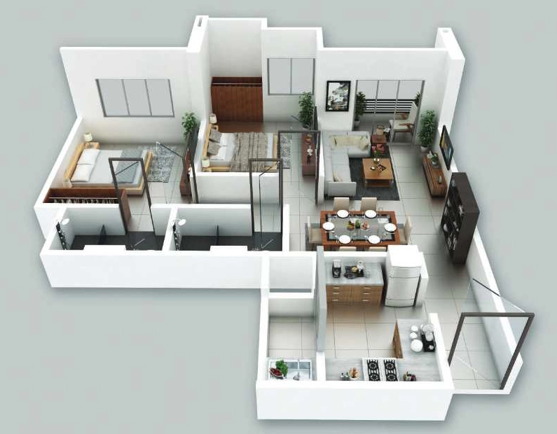 2 BHK Flat in Trishul Mivaan Eternus in Pator Kuchi, Guwahati - Image 924390