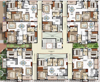 Floor Plan of Prithvi Lifestyle in Siddhartha Layout, Mysore - Image 417393