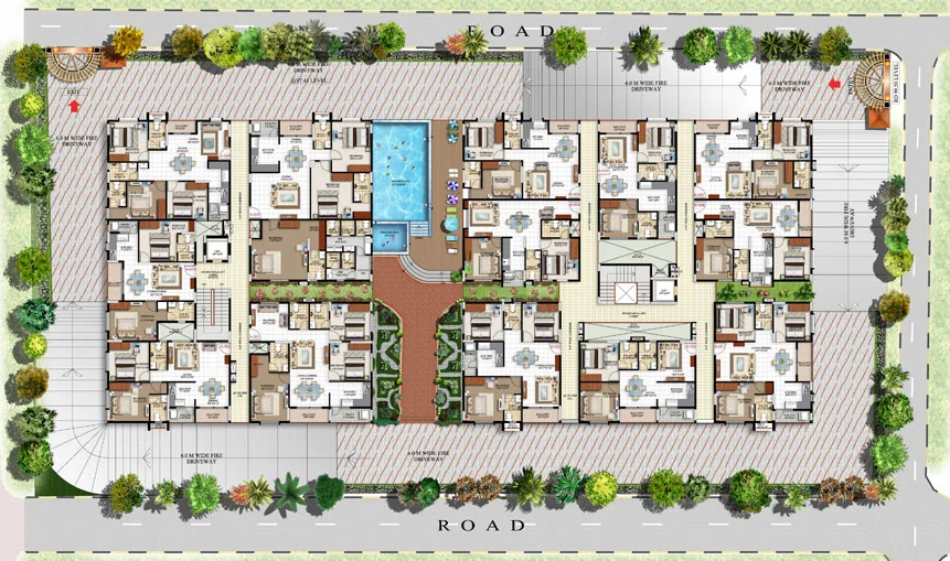 Master Plan of Prithvi Lifestyle in Siddhartha Layout, Mysore - Image 417394