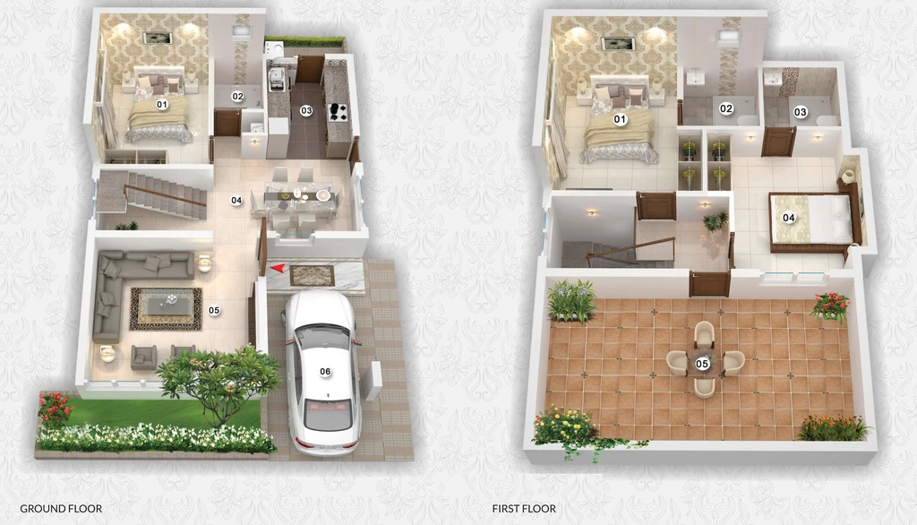 3 BHK House/Villa in Ahad Iris in Hampapura, Mysore - Image 924250