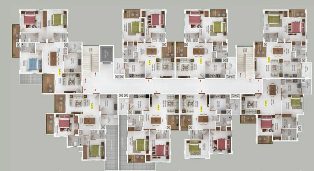 Floor Plan of Trinity Estilla in Ernakulam, Kochi - Image 417458