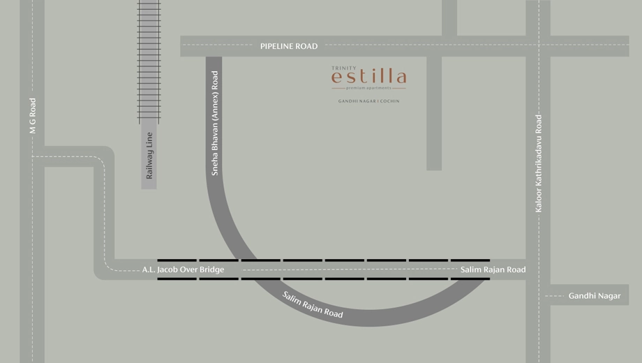 Location of Trinity Estilla in Ernakulam, Kochi - Image 417452