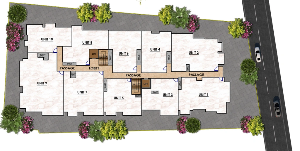 Master Plan of Govianu Gurikar Luxuria in Ittige Gudu, Mysore - Image 417474