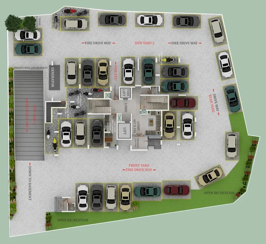 Master Plan of Trinity Laurel in Kakkanad, Kochi - Image 417510