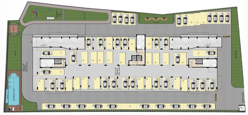 Master Plan of Sahil Corsica Heights in Sahastradhara Road, Dehradun - Image 417519