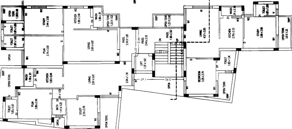 Floor Plan of Nishita Radha Sakhi 2 in Old Walled City, Rajkot - Image 417524