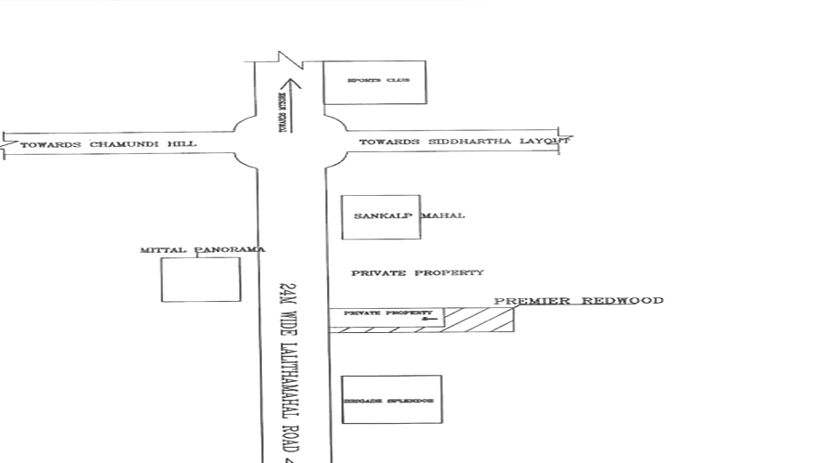 Location of Premier Redwood in Siddhartha Layout, Mysore - Image 417535