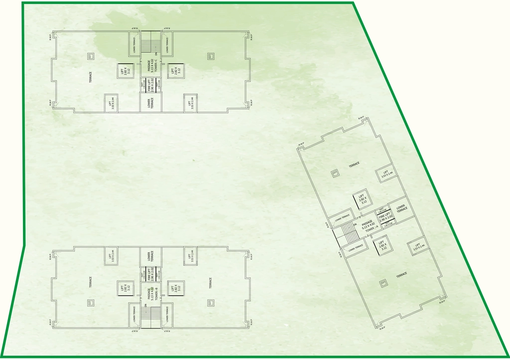 Master Plan of Rakshitam The Park in Mota Mava, Rajkot - Image 417553