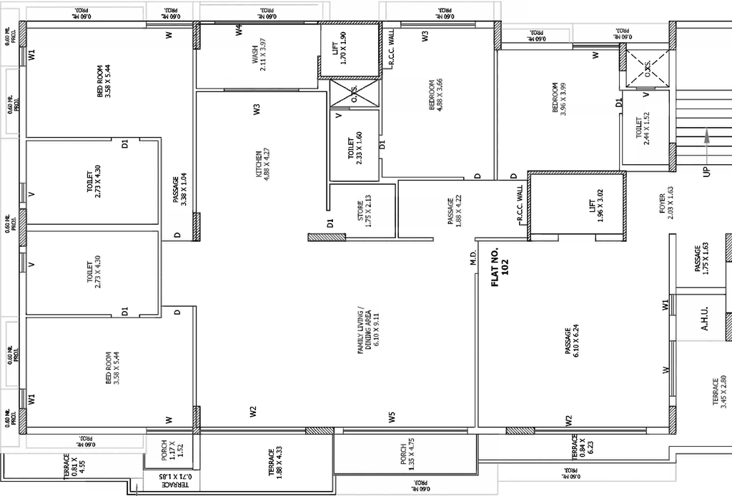 4 BHK Flat in RJS The Sparkle in Mavdi, Rajkot - Image 924303