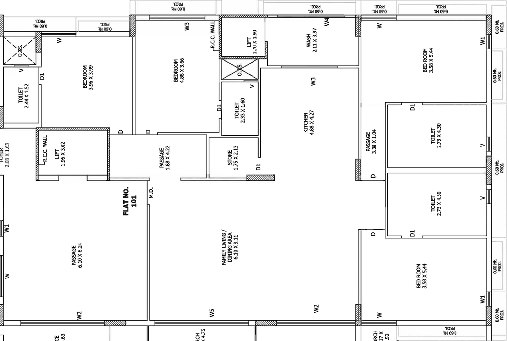 4 BHK Flat in RJS The Sparkle in Mavdi, Rajkot - Image 924304