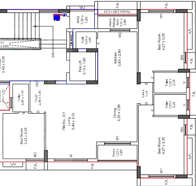 3 BHK Flat in Shree Darshan Prime in Mavdi, Rajkot - Image 924317