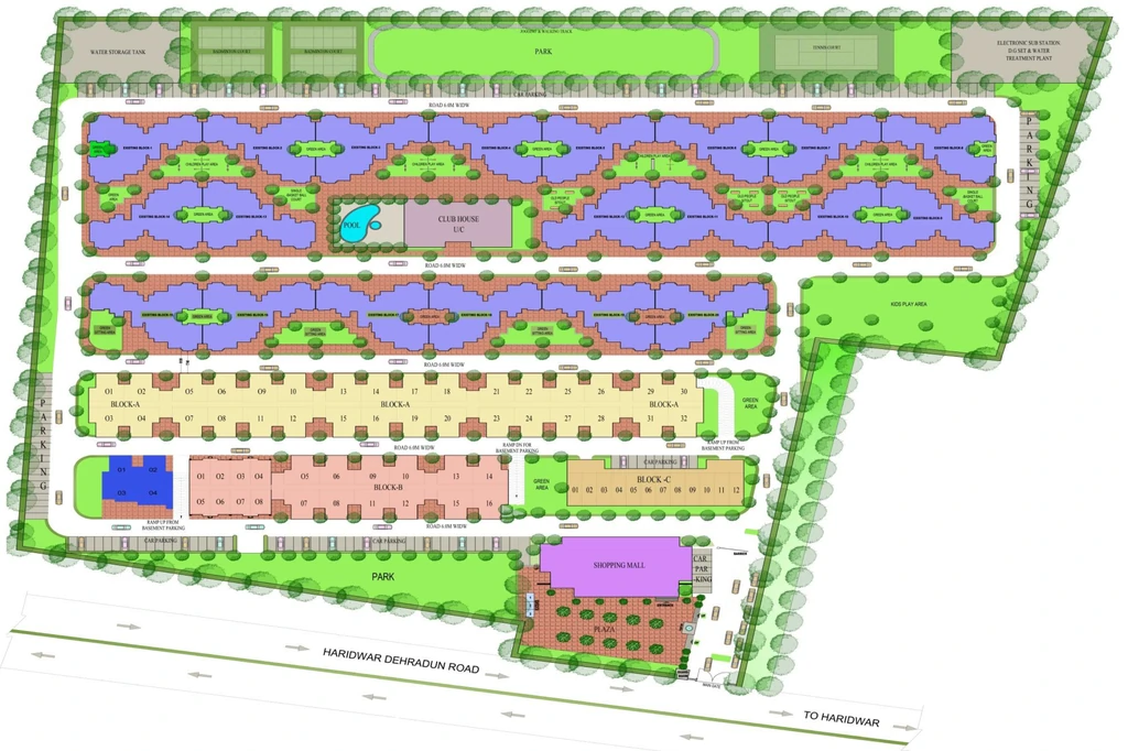 Master Plan of GTM Forest & Hills in Haridwar Road, Dehradun - Image 417601