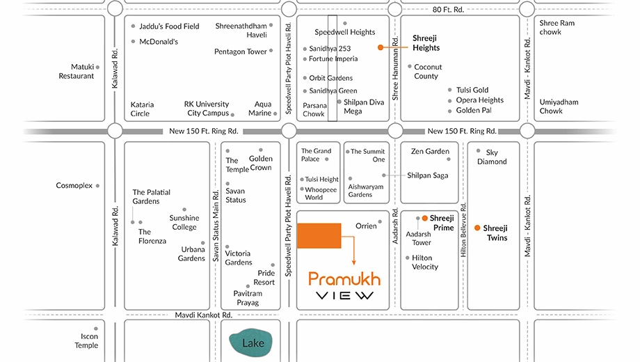 Location of Shree Pramukh View - Image 417609
