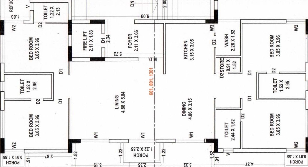 4 BHK Flat in Shreeji Vision Aspire in Mota Mava, Rajkot - Image 924325
