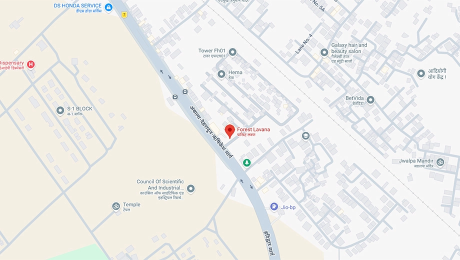 Location of GTM Forest Lavana in Haridwar Road, Dehradun - Image 417678