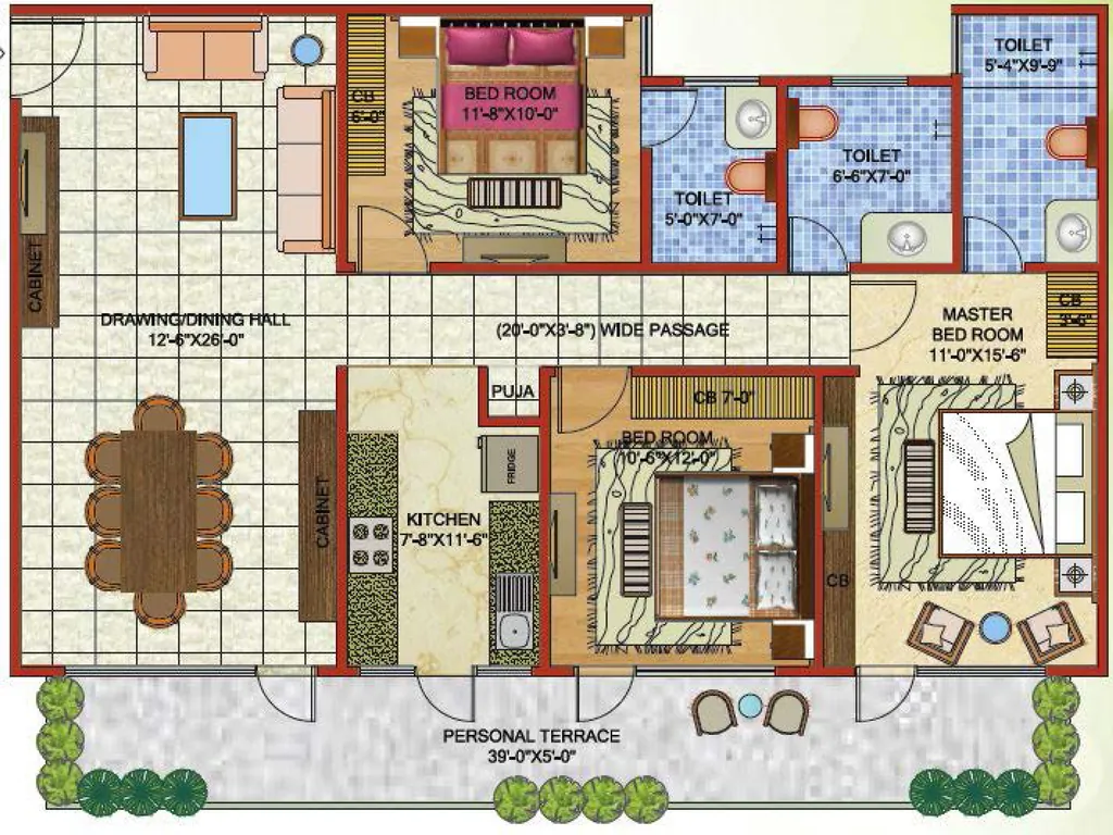 3 BHK Flat in GTM The Capital in Sahastradhara Road, Dehradun - Image 924358