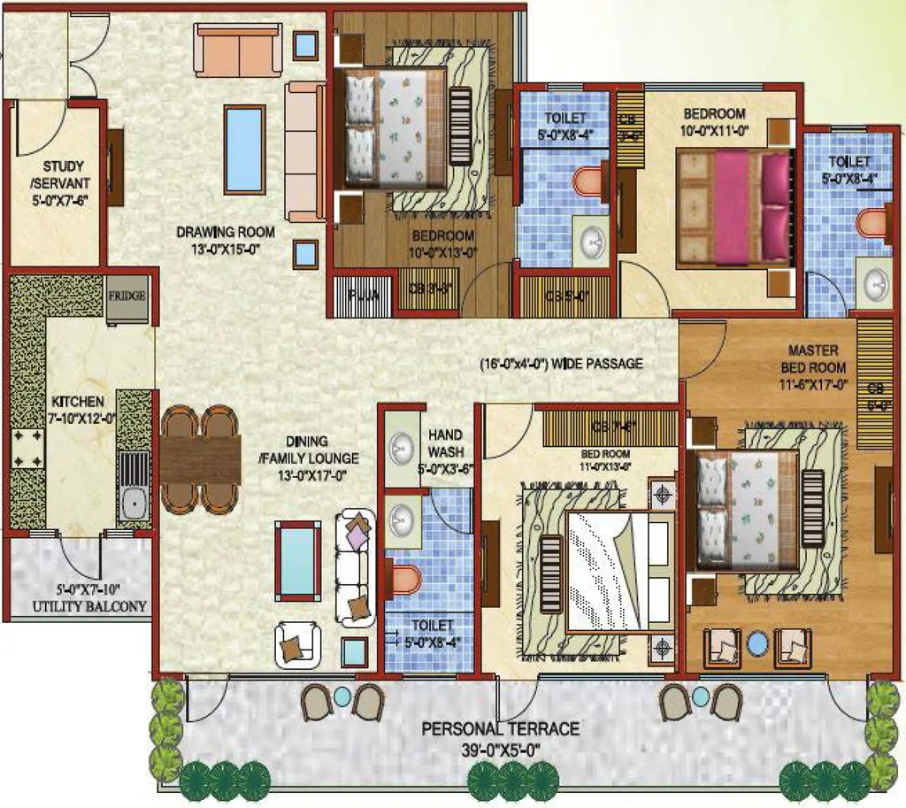 4 BHK Flat in GTM The Capital in Sahastradhara Road, Dehradun - Image 924360