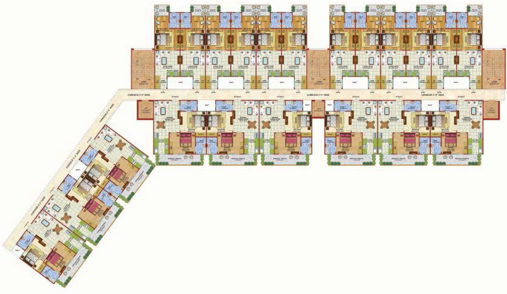 Floor Plan of GTM The Capital in Sahastradhara Road, Dehradun - Image 417737