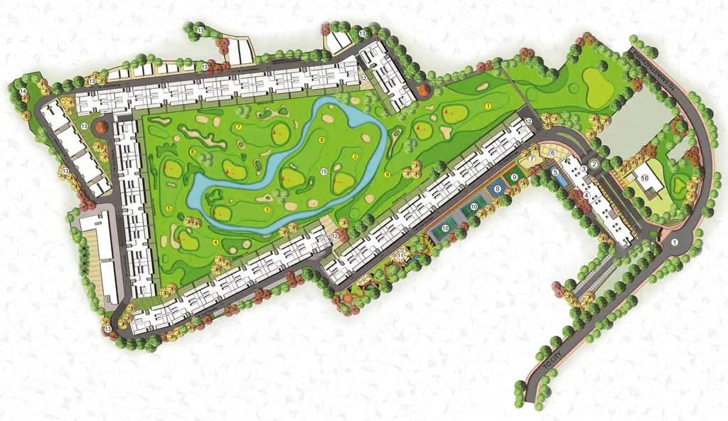 Master Plan of Pacific Golf Estate in Sahastradhara Road, Dehradun - Image 417836