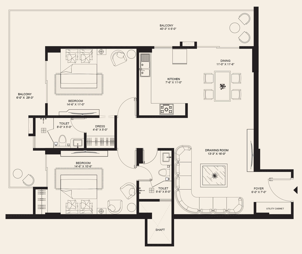 2 BHK Flat in Sky Vista Evara in Mussoorie Road, Dehradun - Image 924409