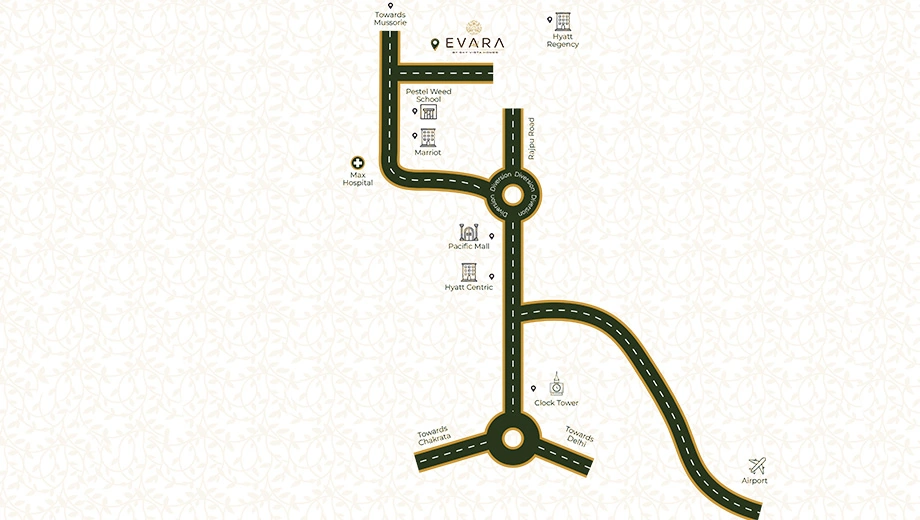 Location of Sky Vista Evara - Image 417865