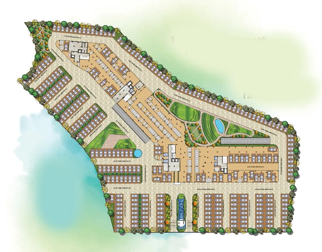 Master Plan of Golden Woods Umang in Lokhra, Guwahati - Image 417875