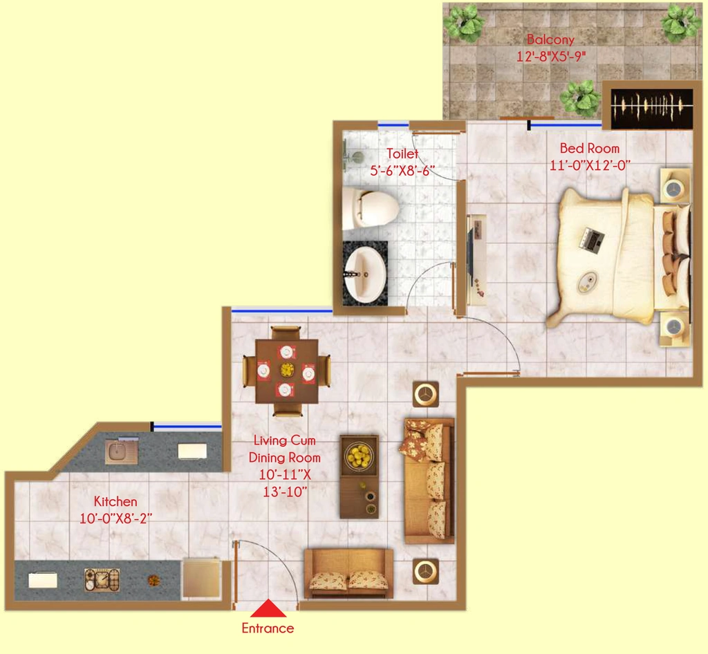 1 BHK Flat in Windlass River Valley in Harrawala, Dehradun - Image 924417